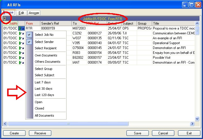 Context Menu - Icon, Title, Menu