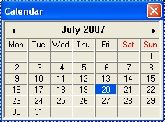Calendar