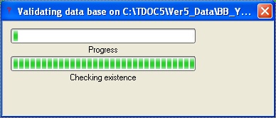 Checking in Progress